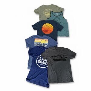 Lot of 6 Men's Medium Graphic T-Shirts & Tank Top Brewery Outdoor Surf Casual